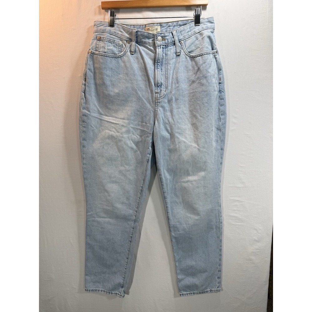 Madewell The Curvy Perfect Vintage Jean Size 30 Light Wash High Rise 100% Cotton - Picture 1 of 7